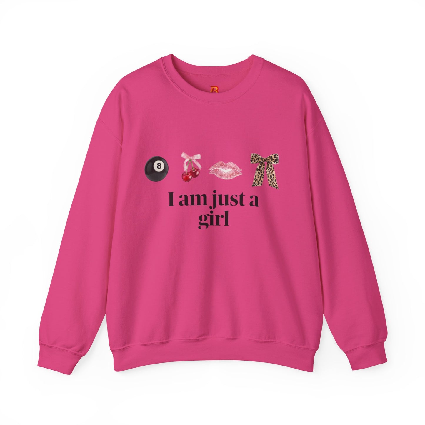 Felpa “I Am Just a Girl” – Stampa DTG di Alta Qualità | Moda Donna Trendy e Comoda.