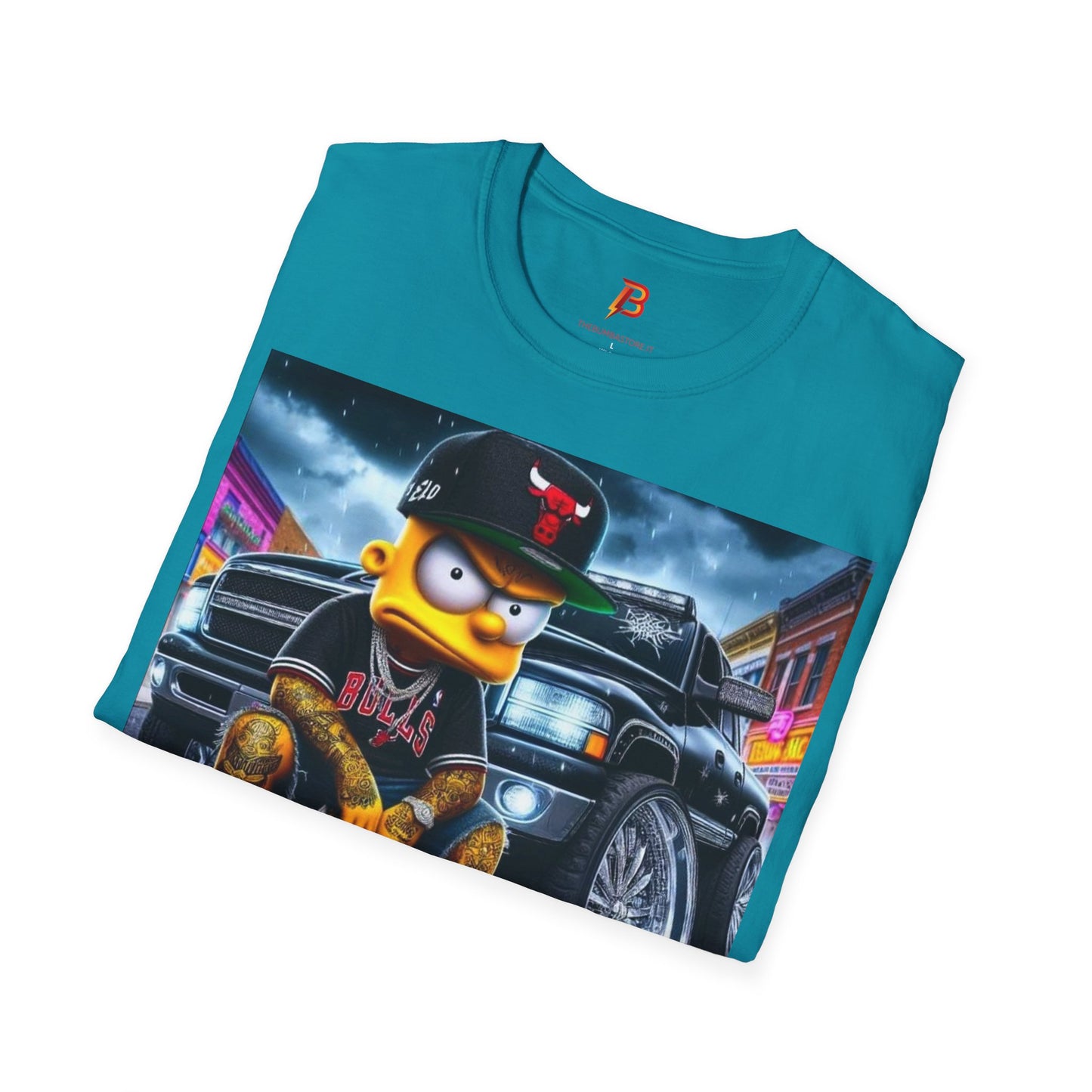 T-Shirt Unisex Bart Simpson Streetwear – Maglietta Urban Hip Hop | Cultura Pop & Moda Anni ’90