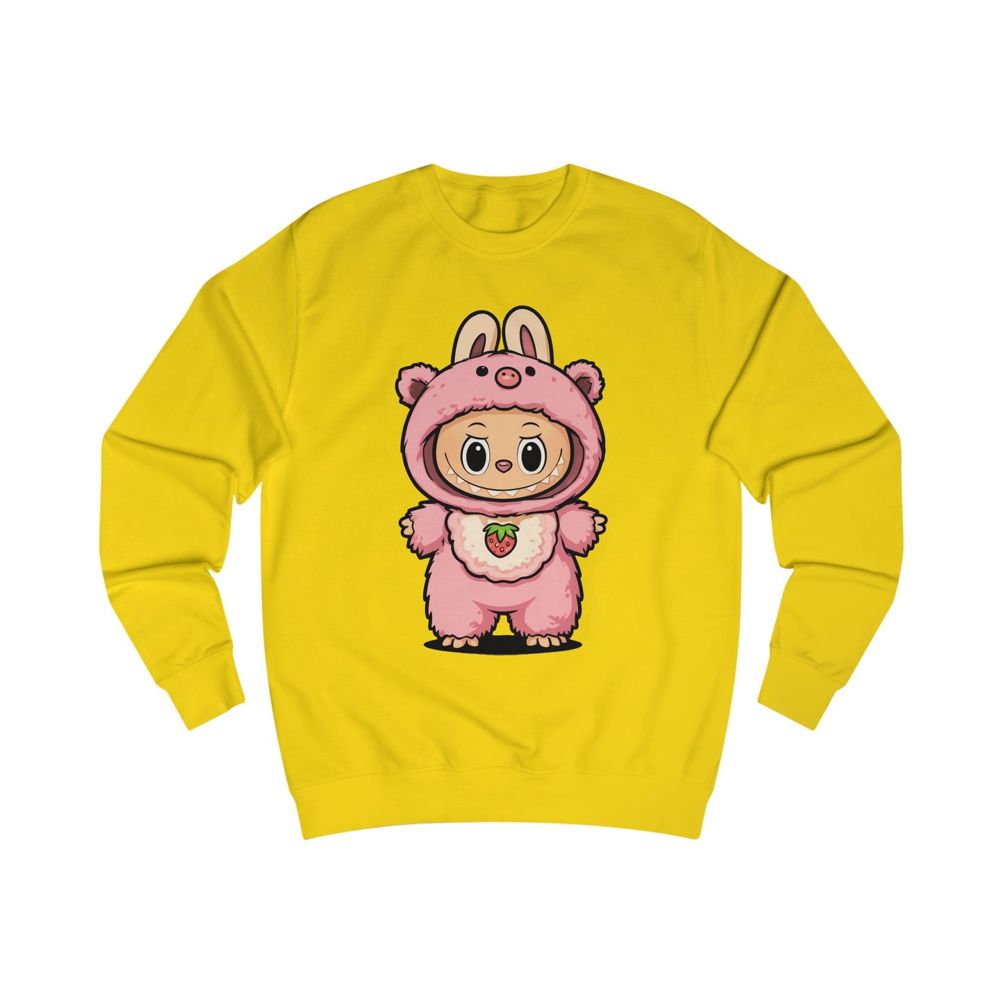 Felpa Unisex Labubu Rosa – Sweatshirt Streetwear Casual, Comfort e Stile Giocoso.