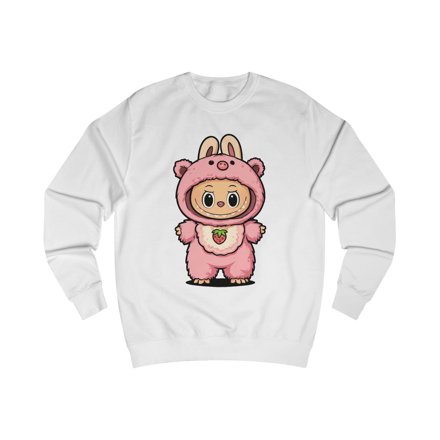 Felpa Unisex Labubu Rosa – Sweatshirt Streetwear Casual, Comfort e Stile Giocoso.