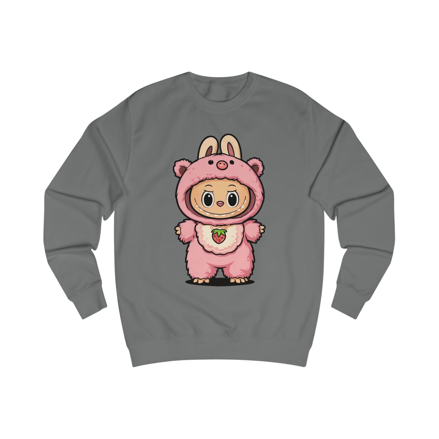 Felpa Unisex Labubu Rosa – Sweatshirt Streetwear Casual, Comfort e Stile Giocoso.