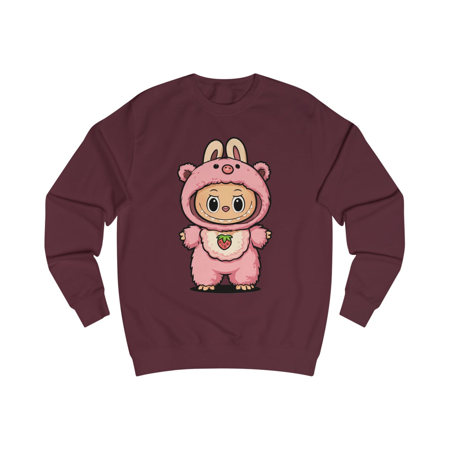 Felpa Unisex Labubu Rosa – Sweatshirt Streetwear Casual, Comfort e Stile Giocoso.