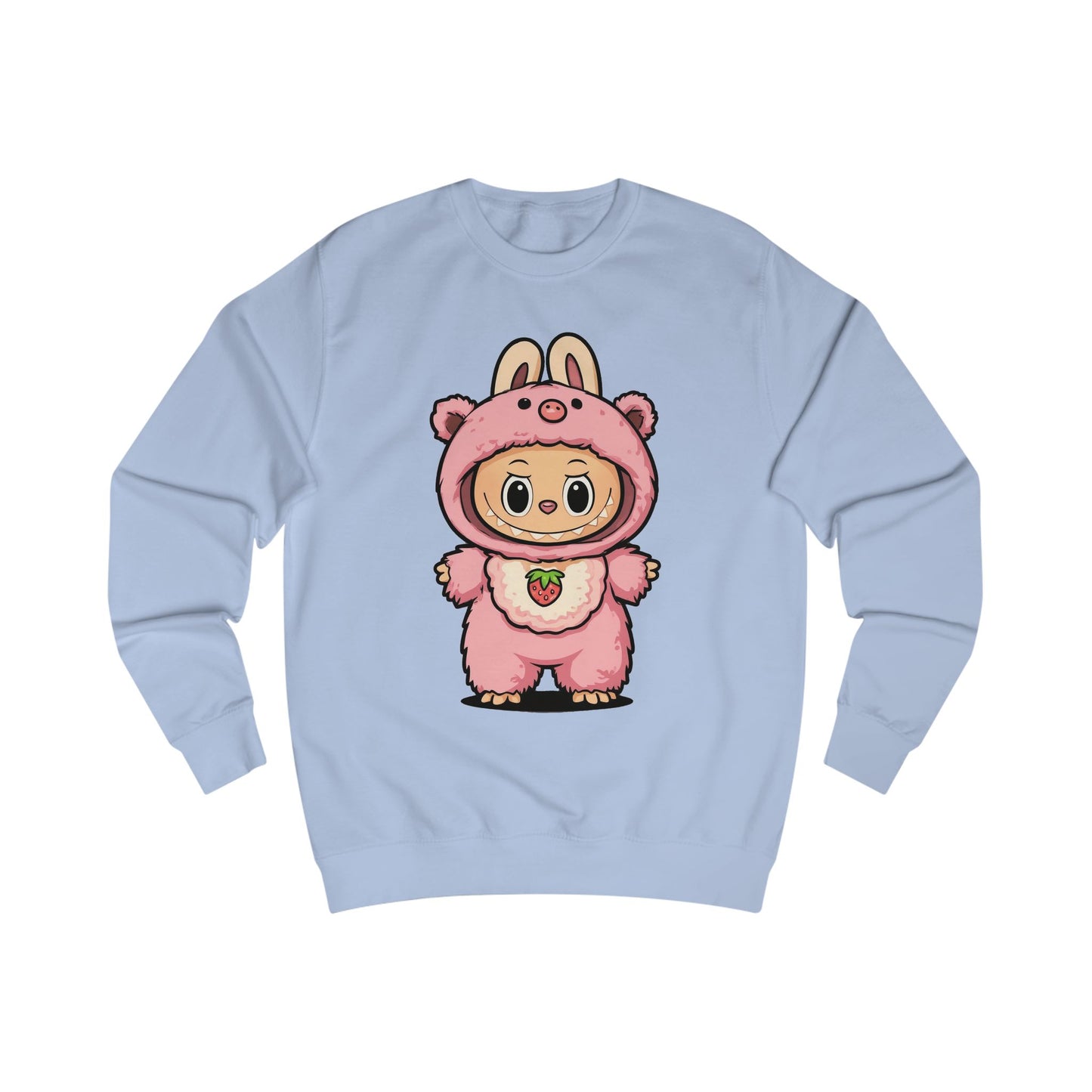 Felpa Unisex Labubu Rosa – Sweatshirt Streetwear Casual, Comfort e Stile Giocoso.