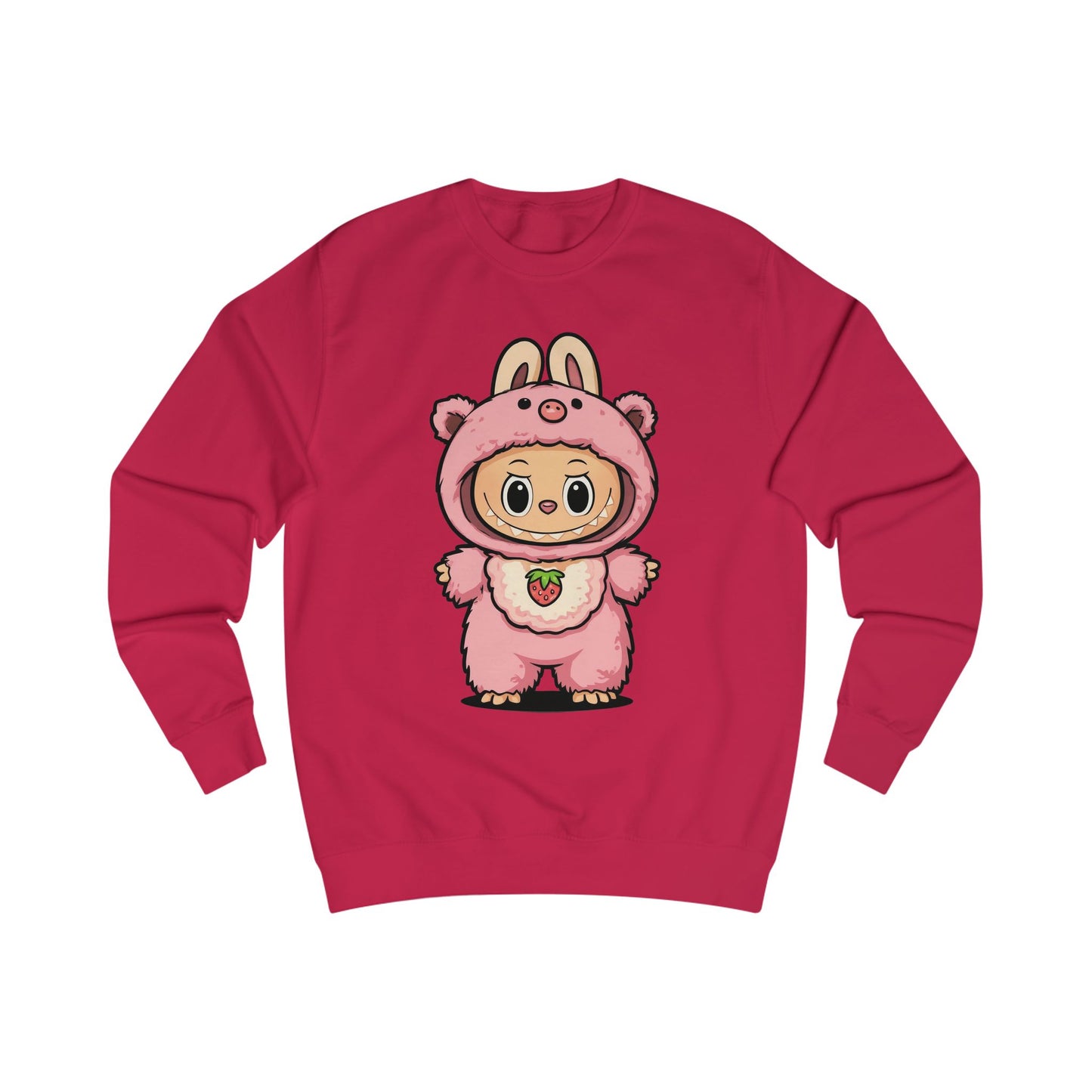 Felpa Unisex Labubu Rosa – Sweatshirt Streetwear Casual, Comfort e Stile Giocoso.