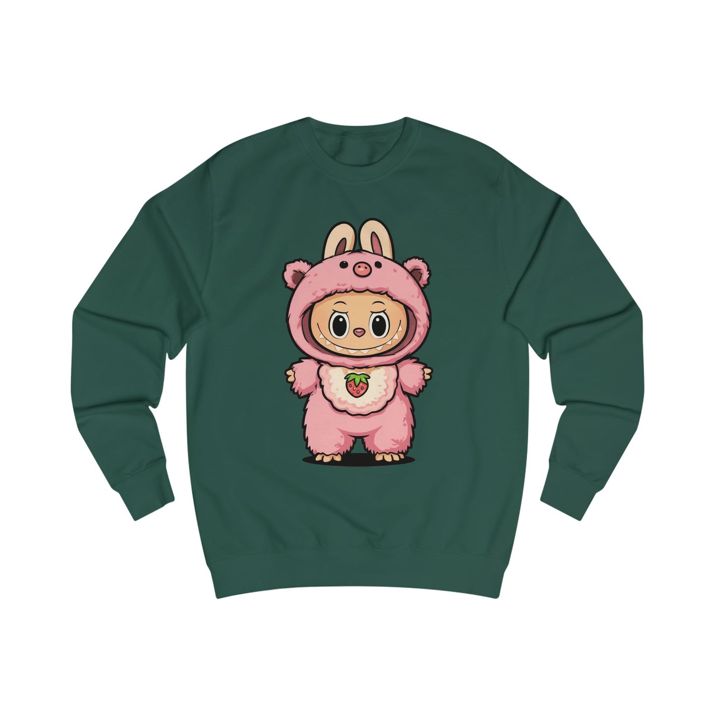 Felpa Unisex Labubu Rosa – Sweatshirt Streetwear Casual, Comfort e Stile Giocoso.