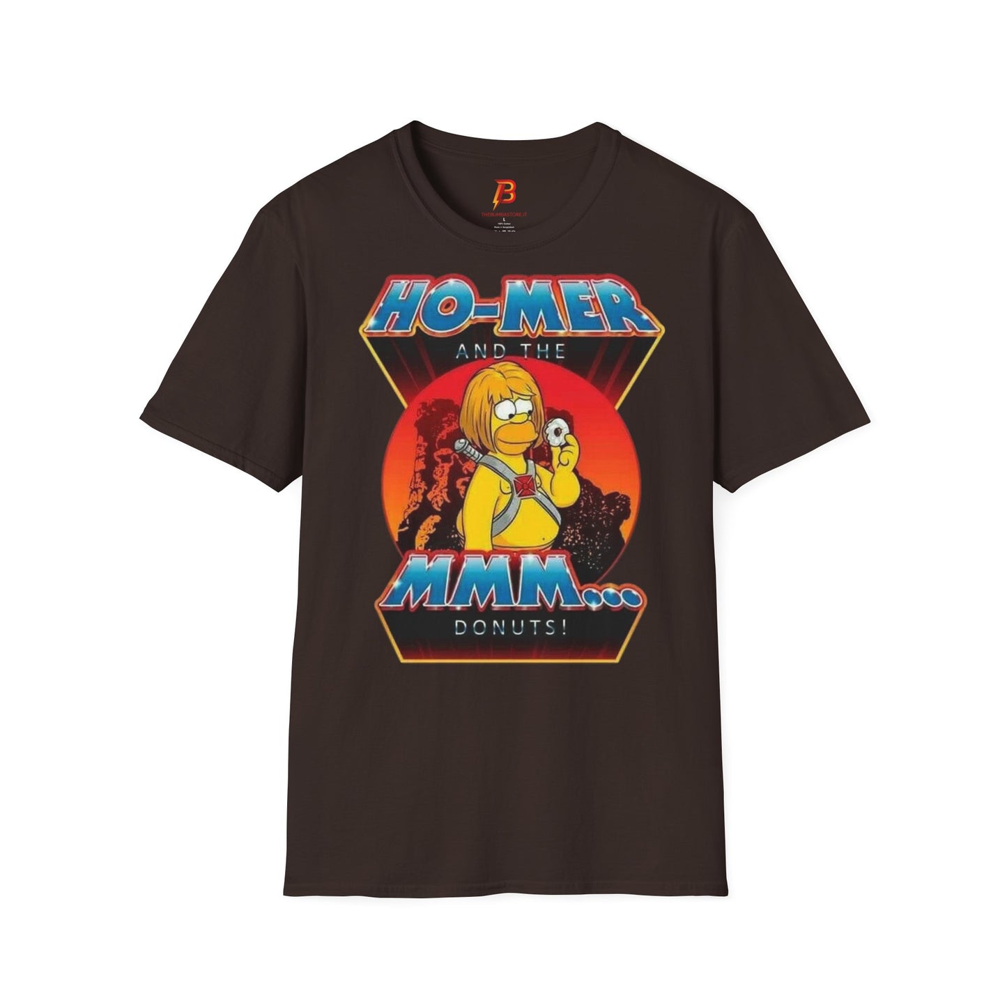 T-Shirt Unisex Homer Simpson He-Man – Maglietta Parodia Donut | Cultura Pop & Retro