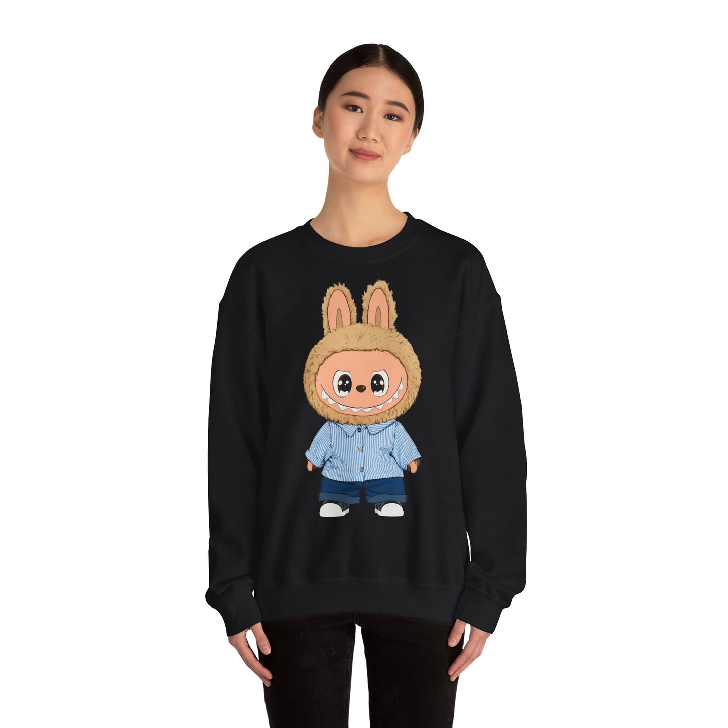 Felpa Unisex Labubu Streetwear – Sweatshirt Casual in Cotone, Comfort e Stile Unico.
