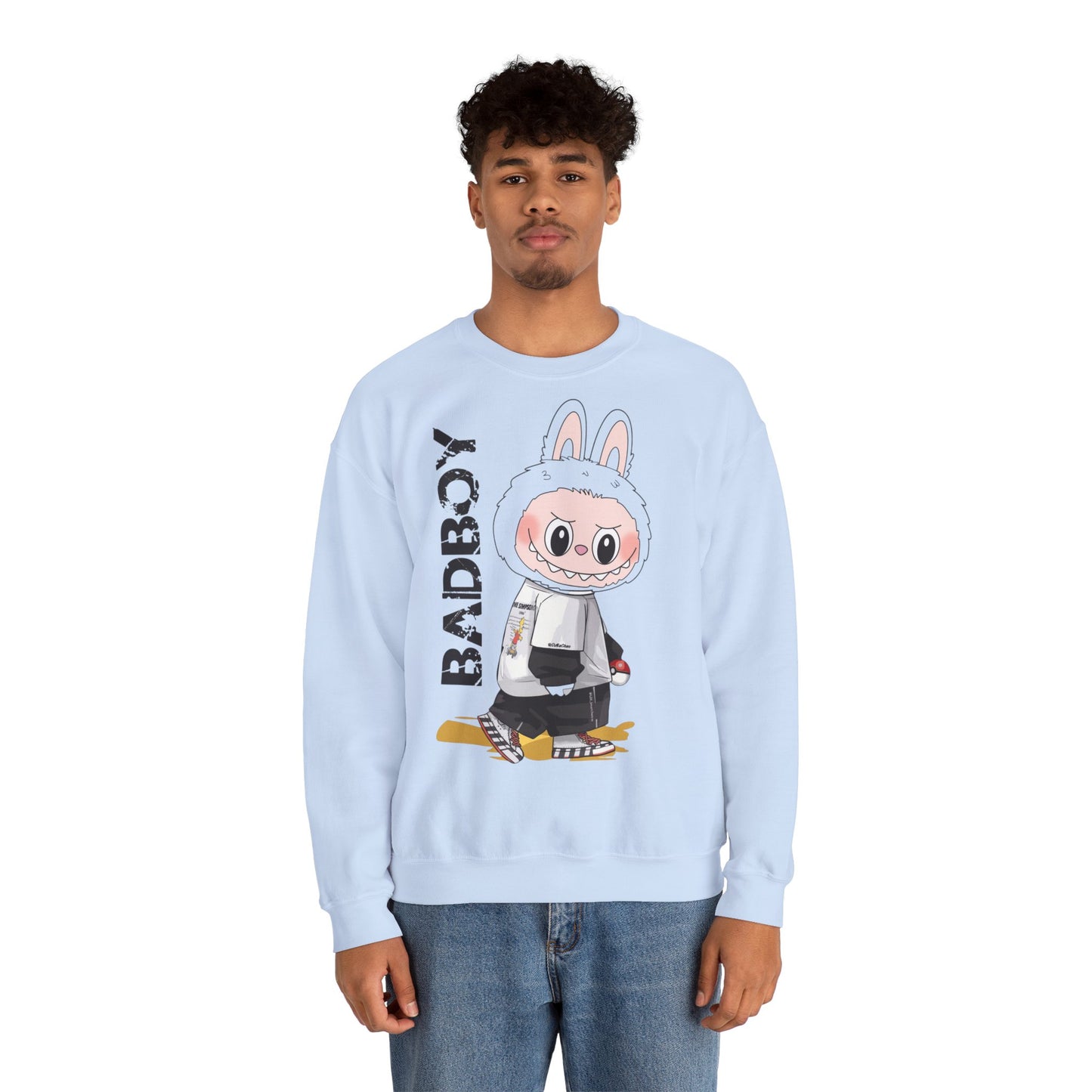Felpa Unisex Labubu BADBOY – Streetwear Casual Heavy Blend.