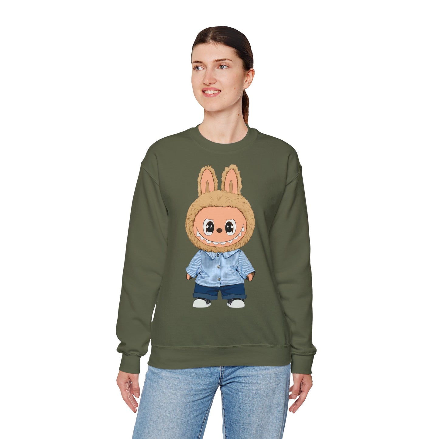 Felpa Unisex Labubu Streetwear – Sweatshirt Casual in Cotone, Comfort e Stile Unico.
