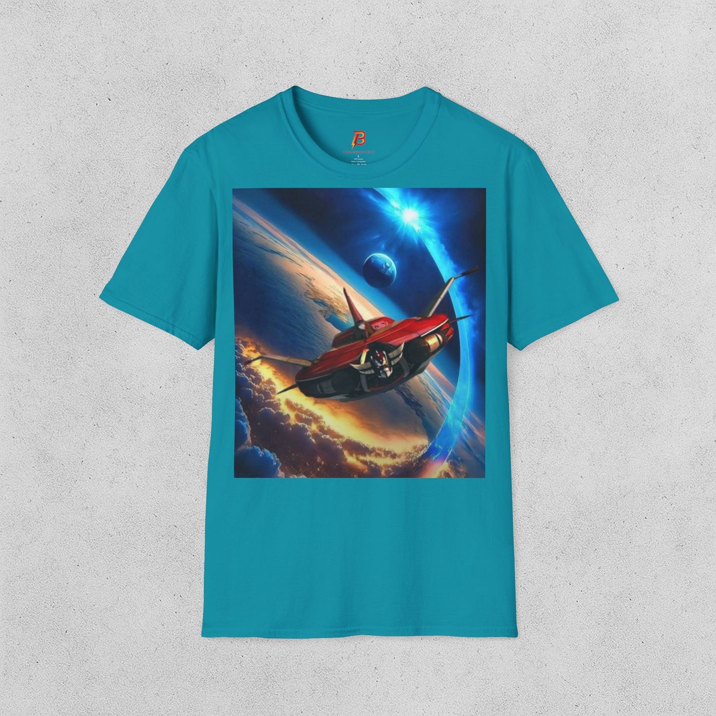 T-Shirt Goldrake UFO Robot – Unisex Softstyle in Cotone | Grafica Spaziale Retrò Anime