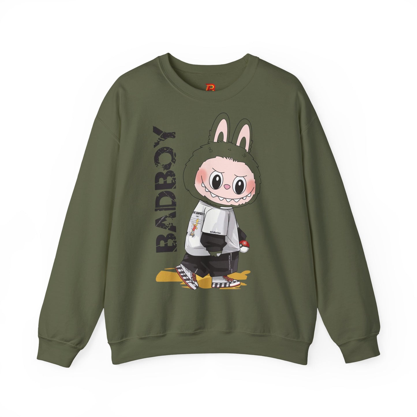 Felpa Unisex Labubu BADBOY – Streetwear Casual Heavy Blend.