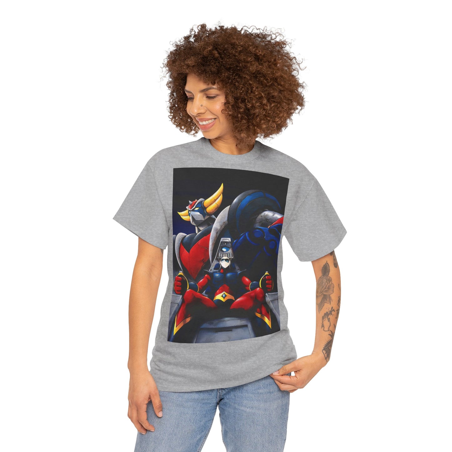 T-Shirt Goldrake UFO Robot e Actarus – Maglia in Cotone 100% Etico, Comfort e Stile Anni ’80