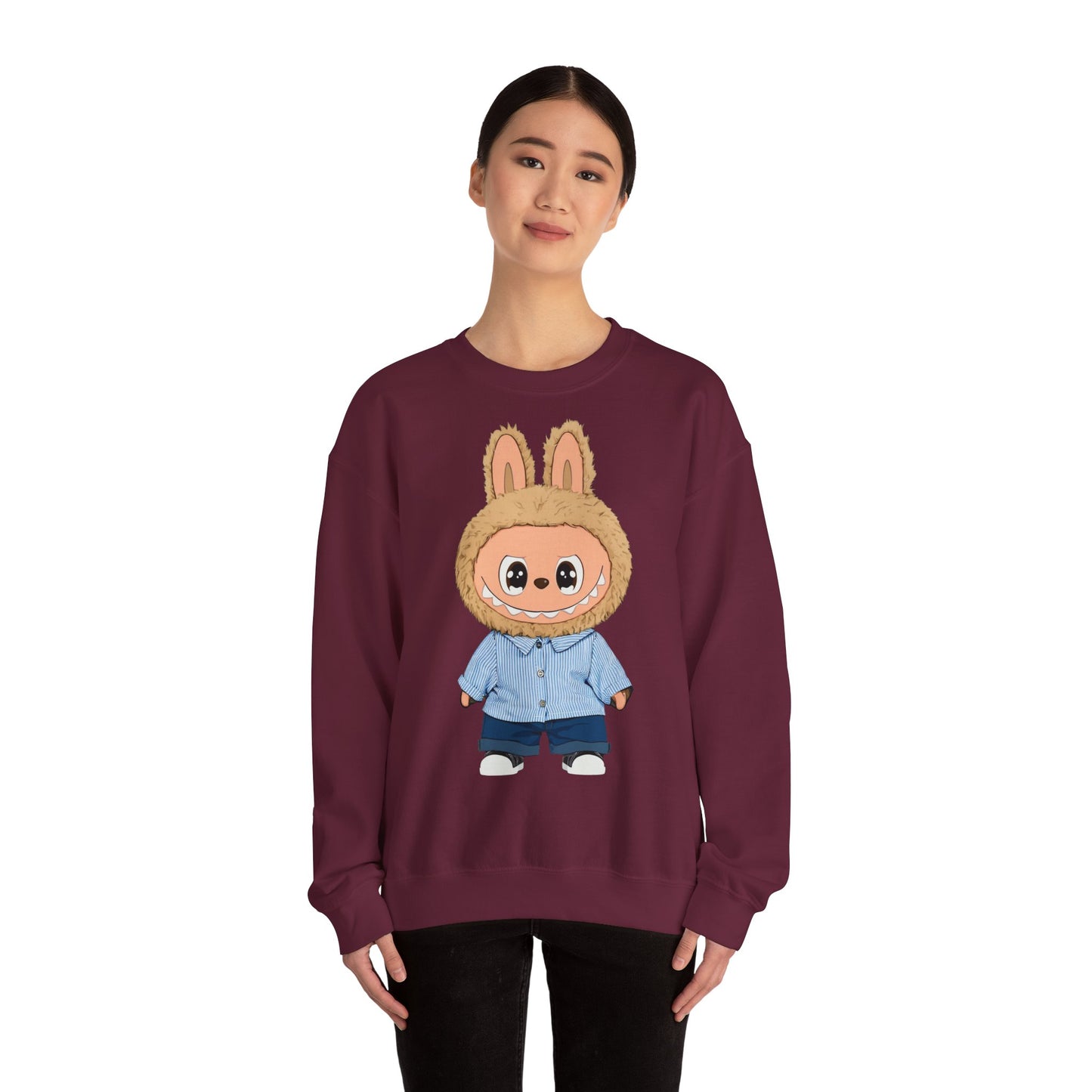Felpa Unisex Labubu Streetwear – Sweatshirt Casual in Cotone, Comfort e Stile Unico.