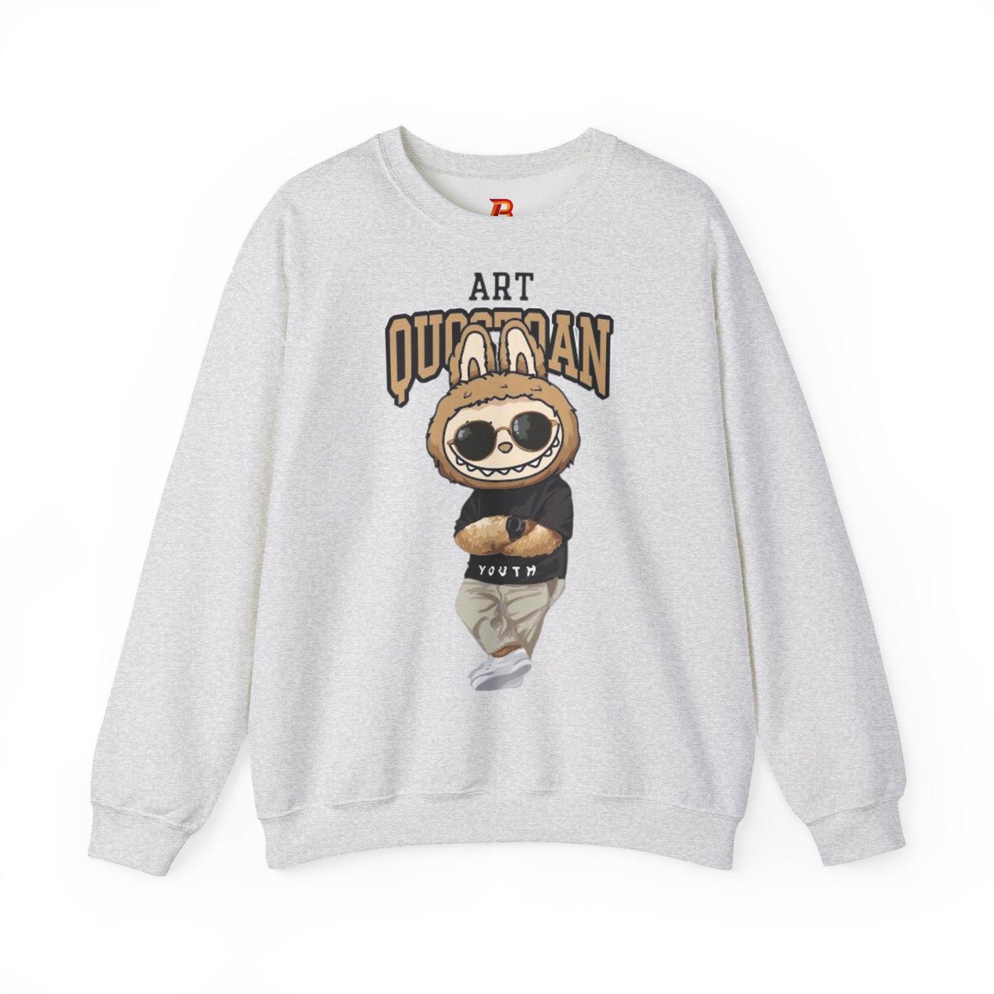Felpa Unisex Labubu Art Quotidian – Streetwear Casual Heavy Blend.