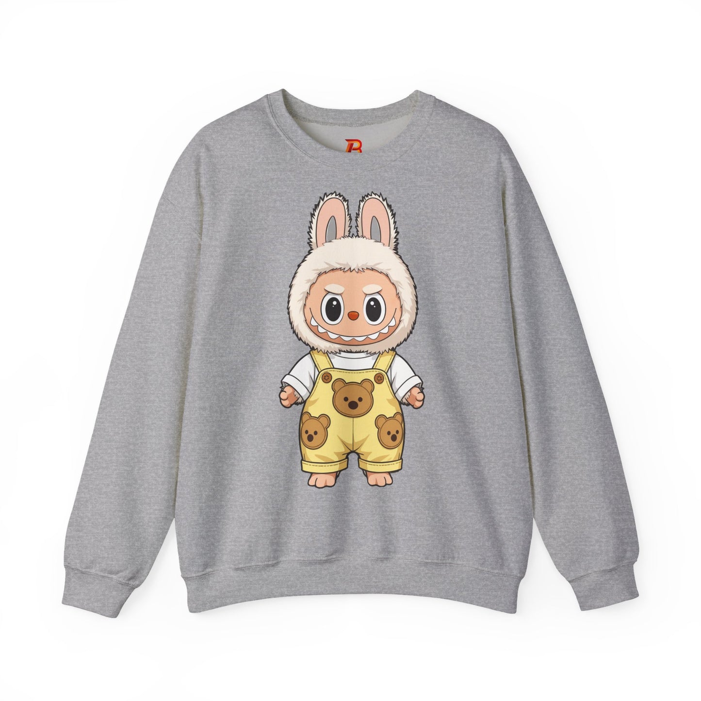 Felpa Unisex Labubu Teddy Overalls – Sweatshirt - Streetwear Heavy Blend™.