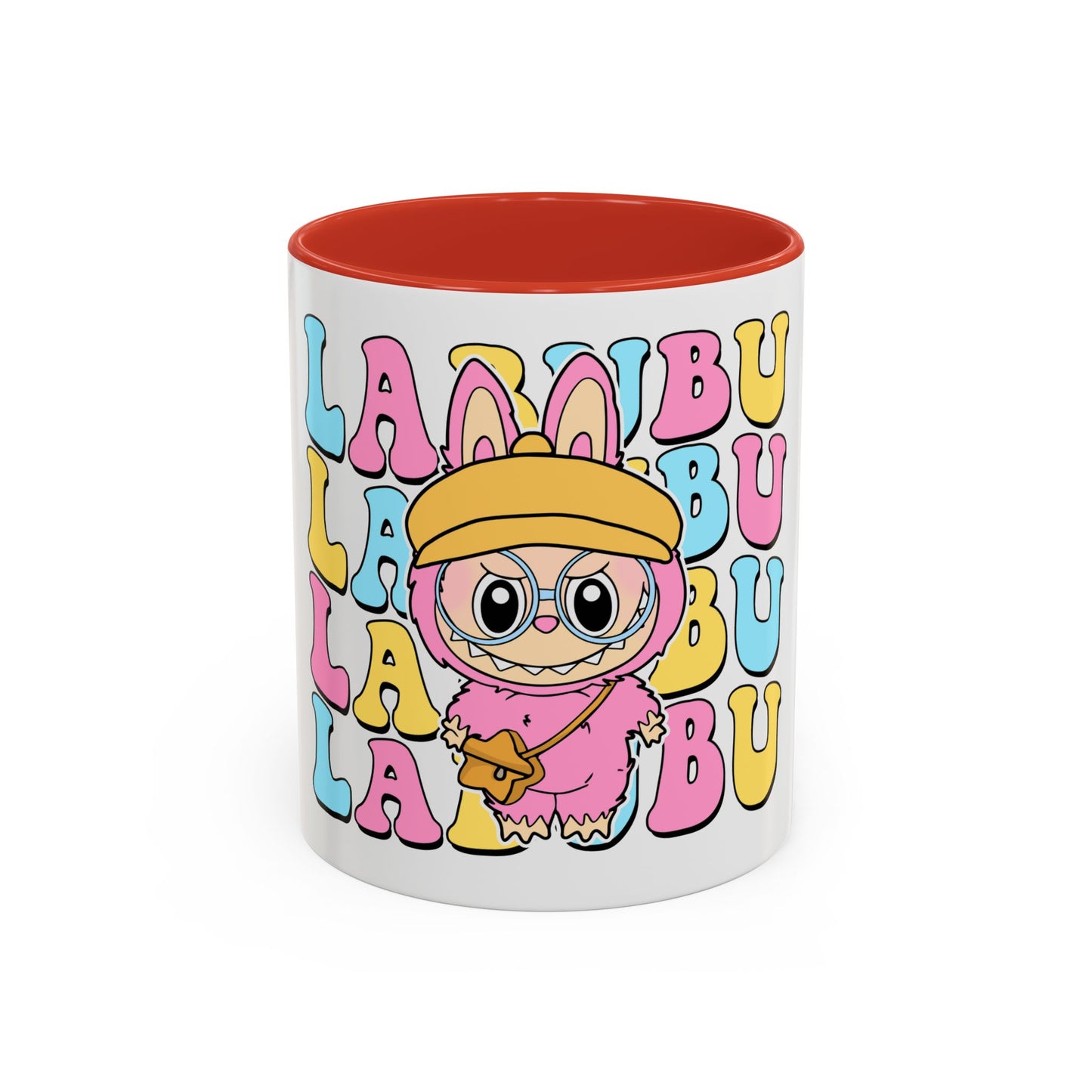 Tazza Labubu Pop Art | Tazza Colorata in Ceramica 315 ml – Collezione Personalizzabile.