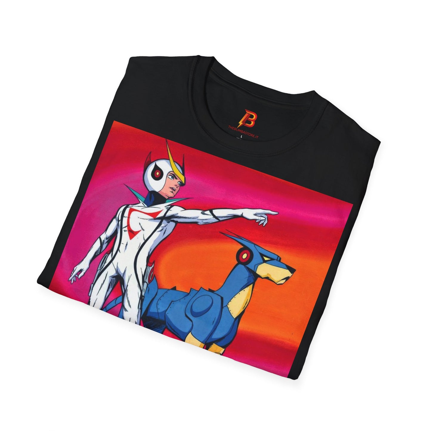 T-Shirt Anime Retrò Unisex | Design Vintage Tatsunoko – Comfort Softstyle in Cotone