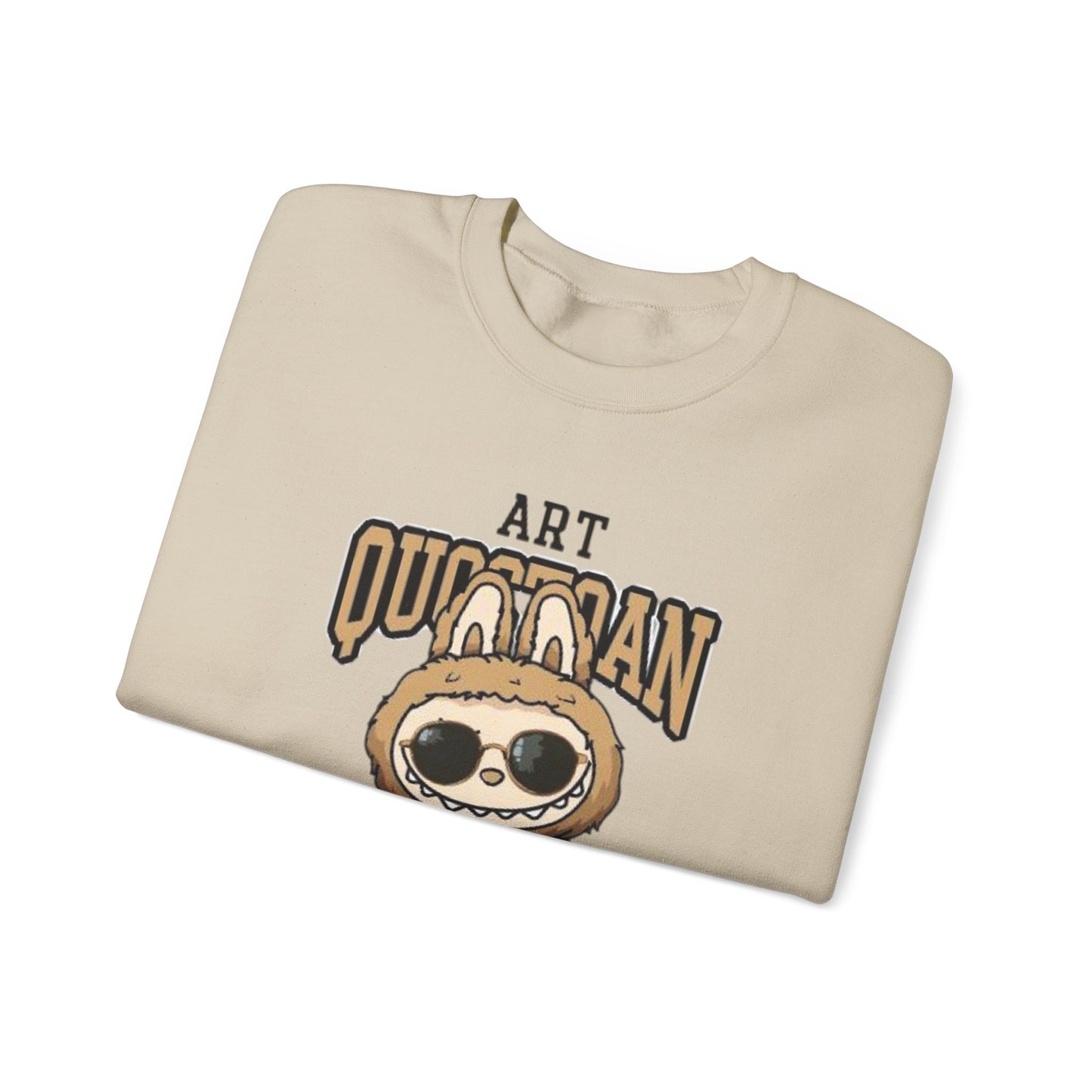 Felpa Unisex Labubu Art Quotidian – Streetwear Casual Heavy Blend.