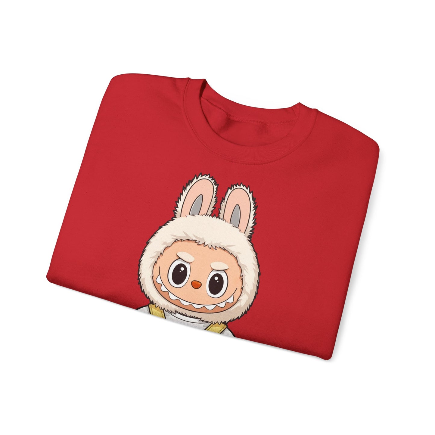 Felpa Unisex Labubu Teddy Overalls – Sweatshirt - Streetwear Heavy Blend™.