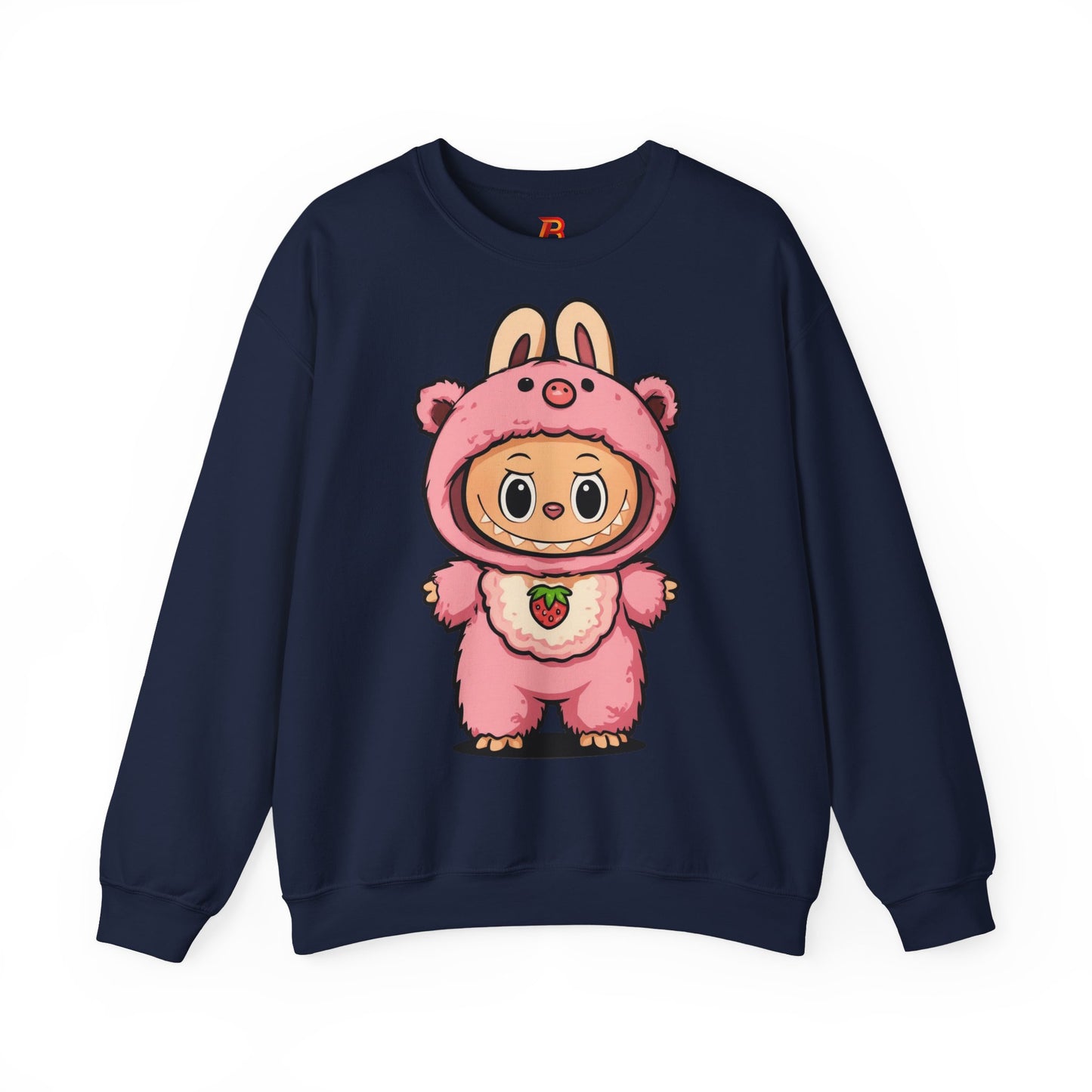 Felpa Unisex Labubu Rosa – Sweatshirt Streetwear Casual, Comfort e Stile Giocoso.