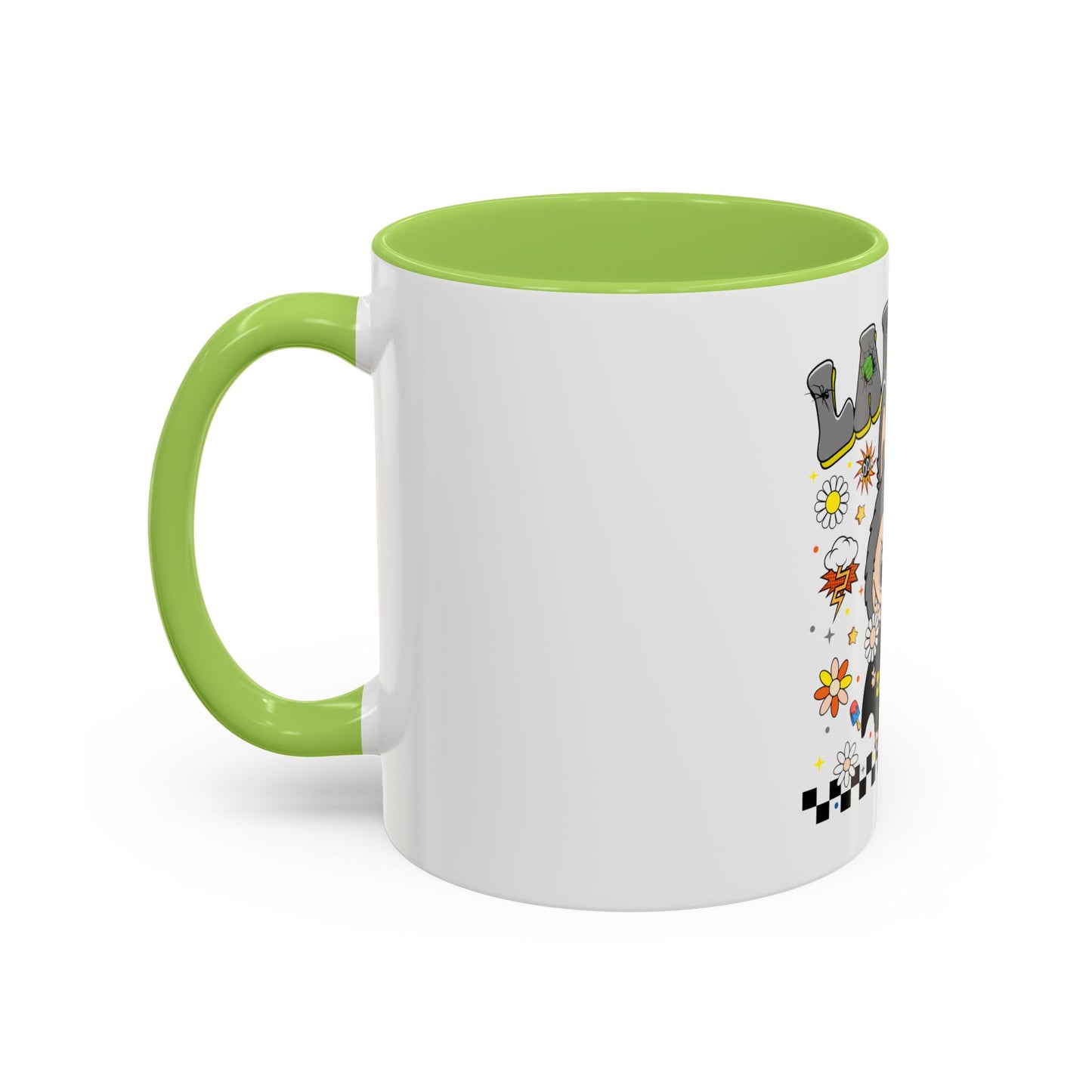 Tazza Labubu Pop Art | Tazza Colorata in Ceramica 315 ml – Collezione Personalizzabile.