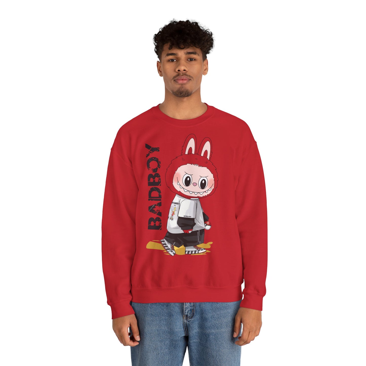 Felpa Unisex Labubu BADBOY – Streetwear Casual Heavy Blend.