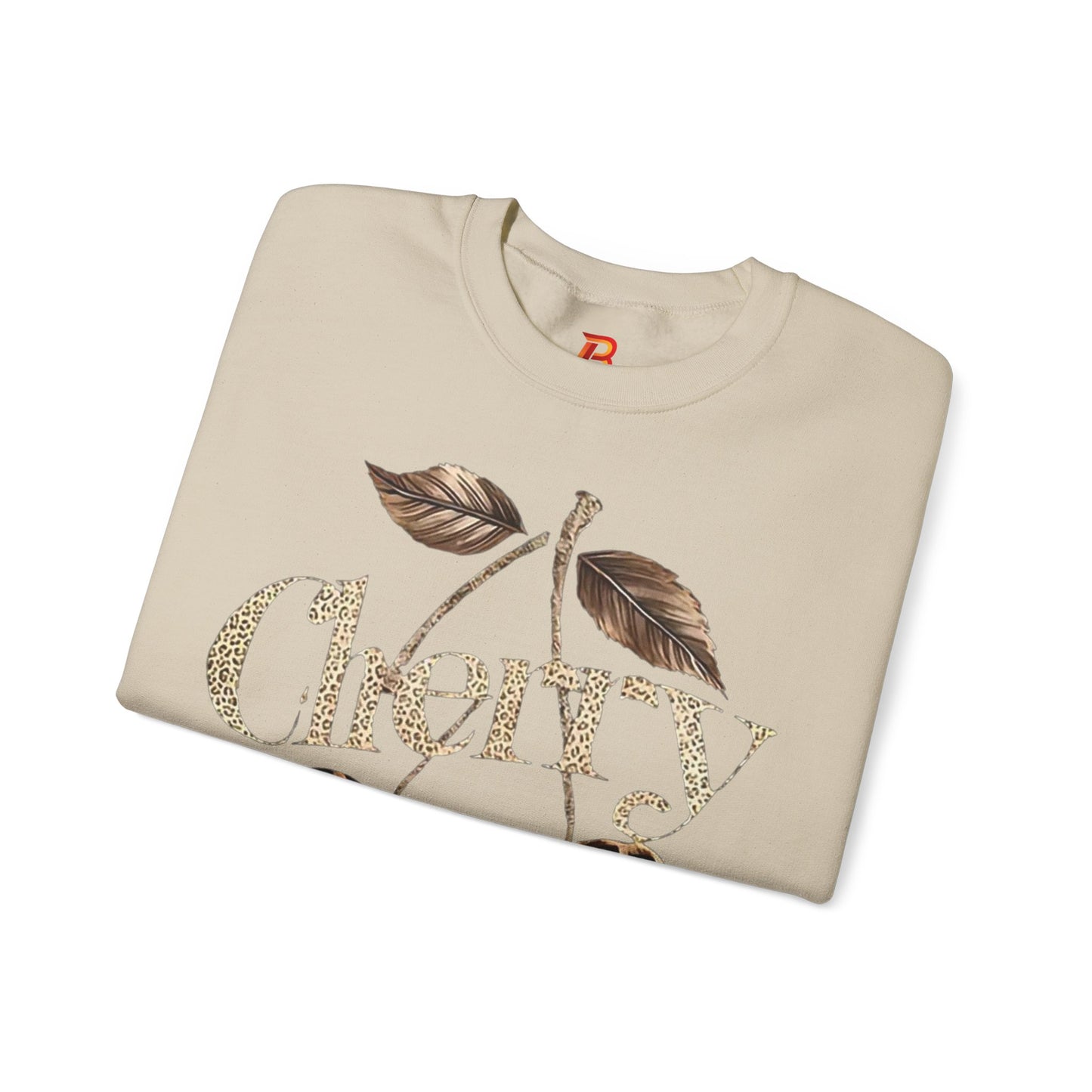 Felpa Unisex "Cherry Leopard" – Stampa Ciliegie Animalier, Stile Streetwear alla Moda.