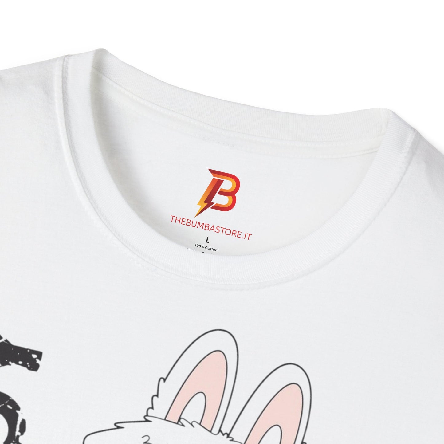 T-Shirt Unisex Labubu Softstyle – Design Streetwear Kawaii “Bad Boy”.