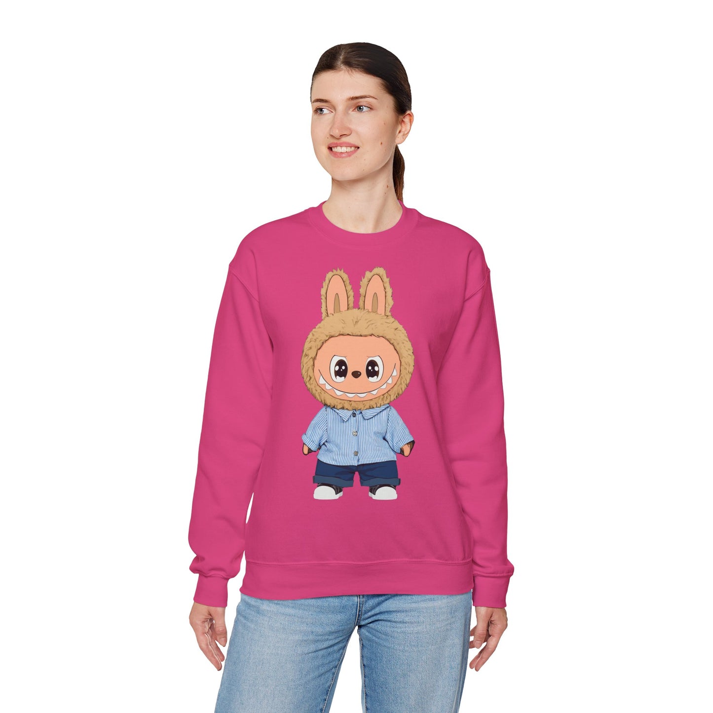 Felpa Unisex Labubu Streetwear – Sweatshirt Casual in Cotone, Comfort e Stile Unico.