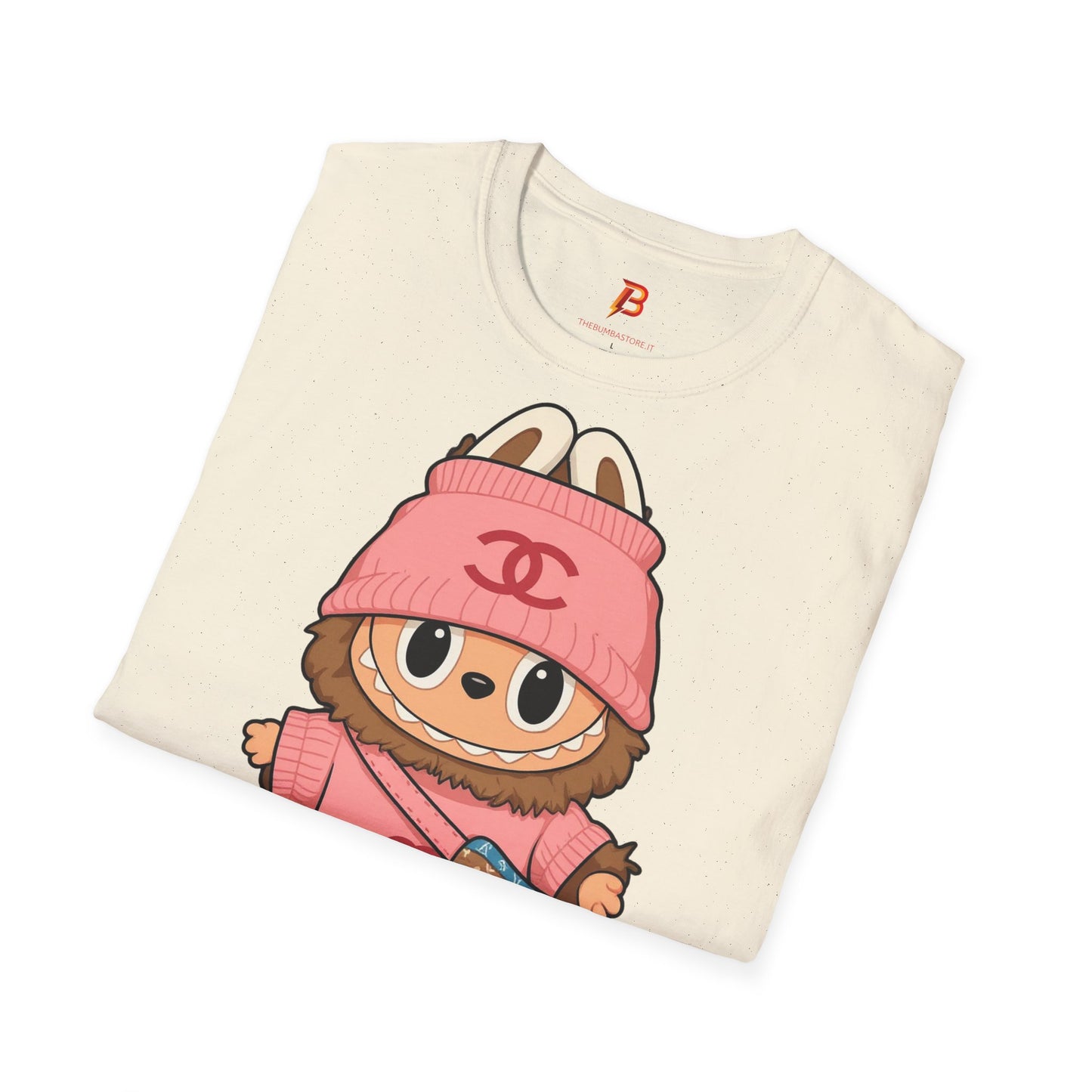 T-Shirt Unisex Labubu Softstyle – Outfit Streetwear  Kawaii.