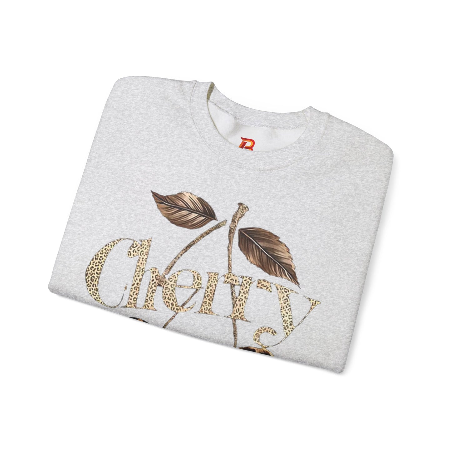 Felpa Unisex "Cherry Leopard" – Stampa Ciliegie Animalier, Stile Streetwear alla Moda.