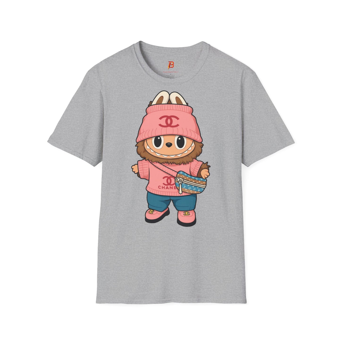 T-Shirt Unisex Labubu Softstyle – Outfit Streetwear  Kawaii.