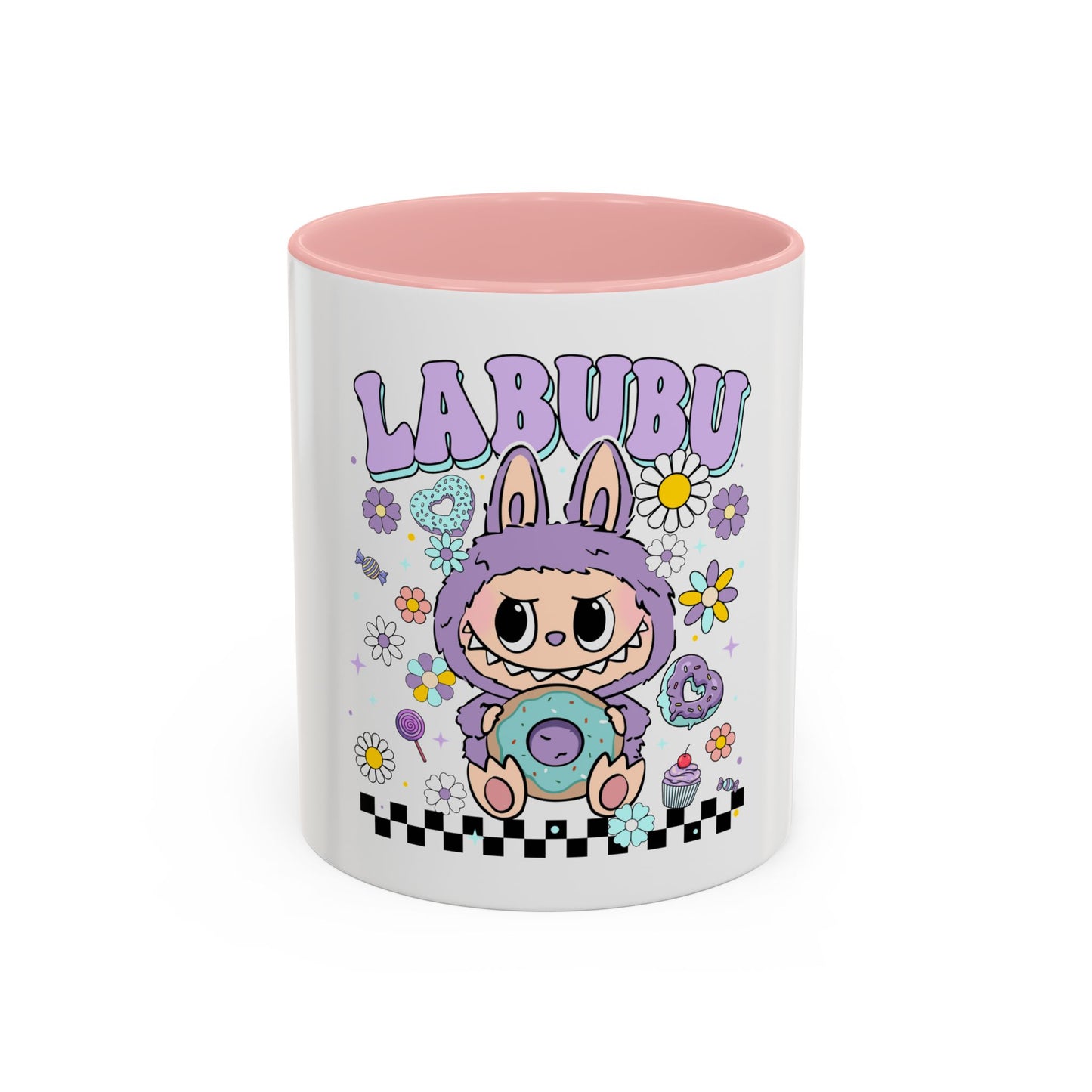 Tazza Labubu Pop Art | Tazza Colorata in Ceramica 315 ml – Collezione Personalizzabile.