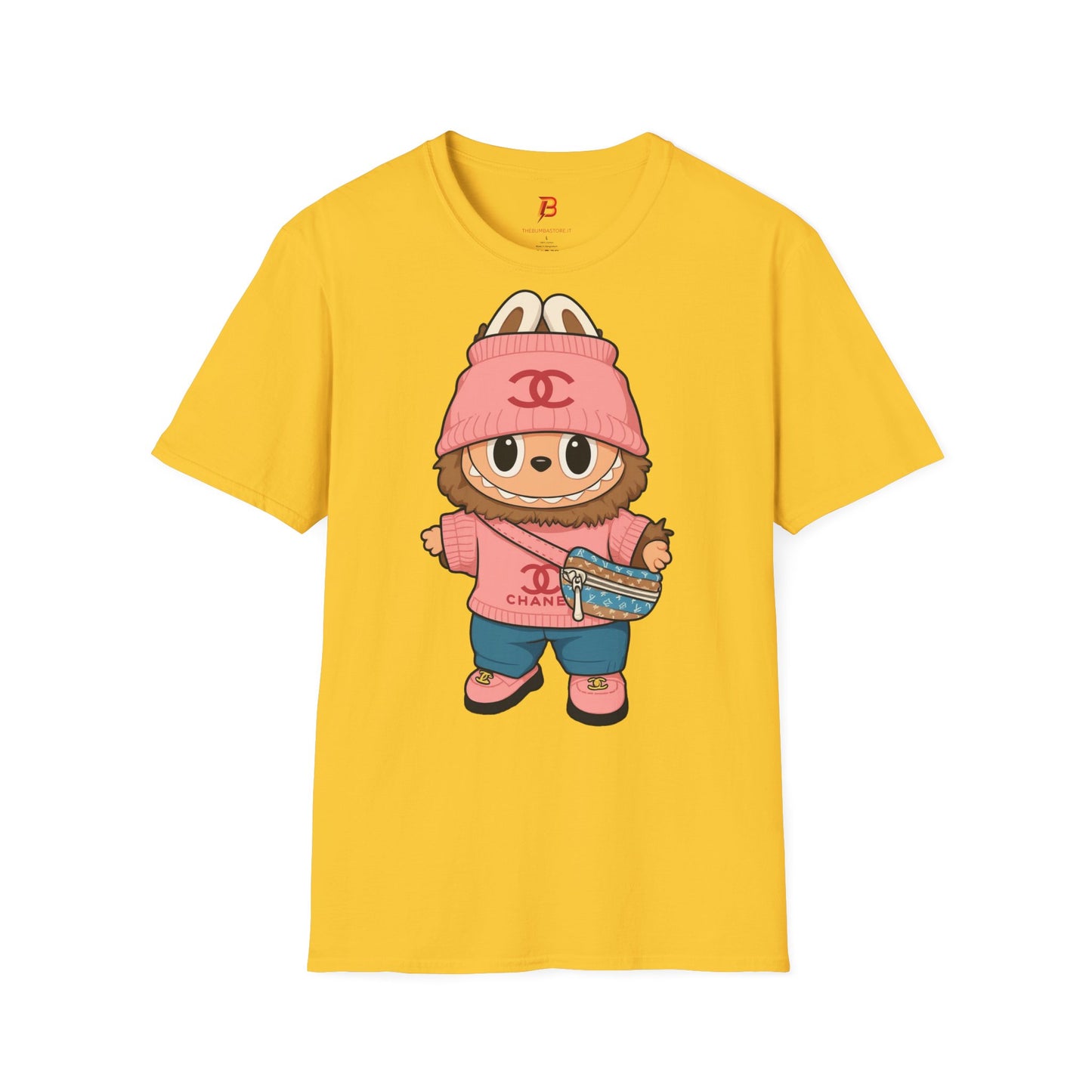 T-Shirt Unisex Labubu Softstyle – Outfit Streetwear  Kawaii.