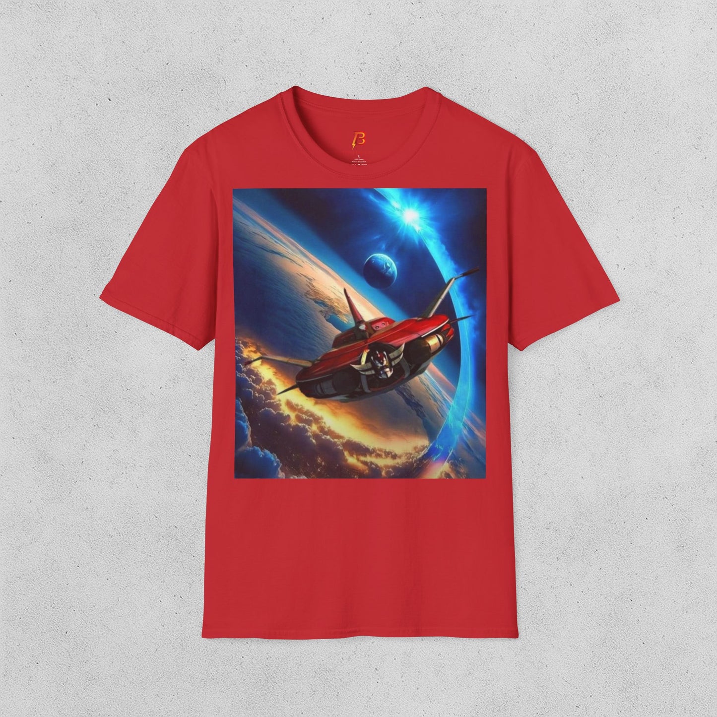 T-Shirt Goldrake UFO Robot – Unisex Softstyle in Cotone | Grafica Spaziale Retrò Anime
