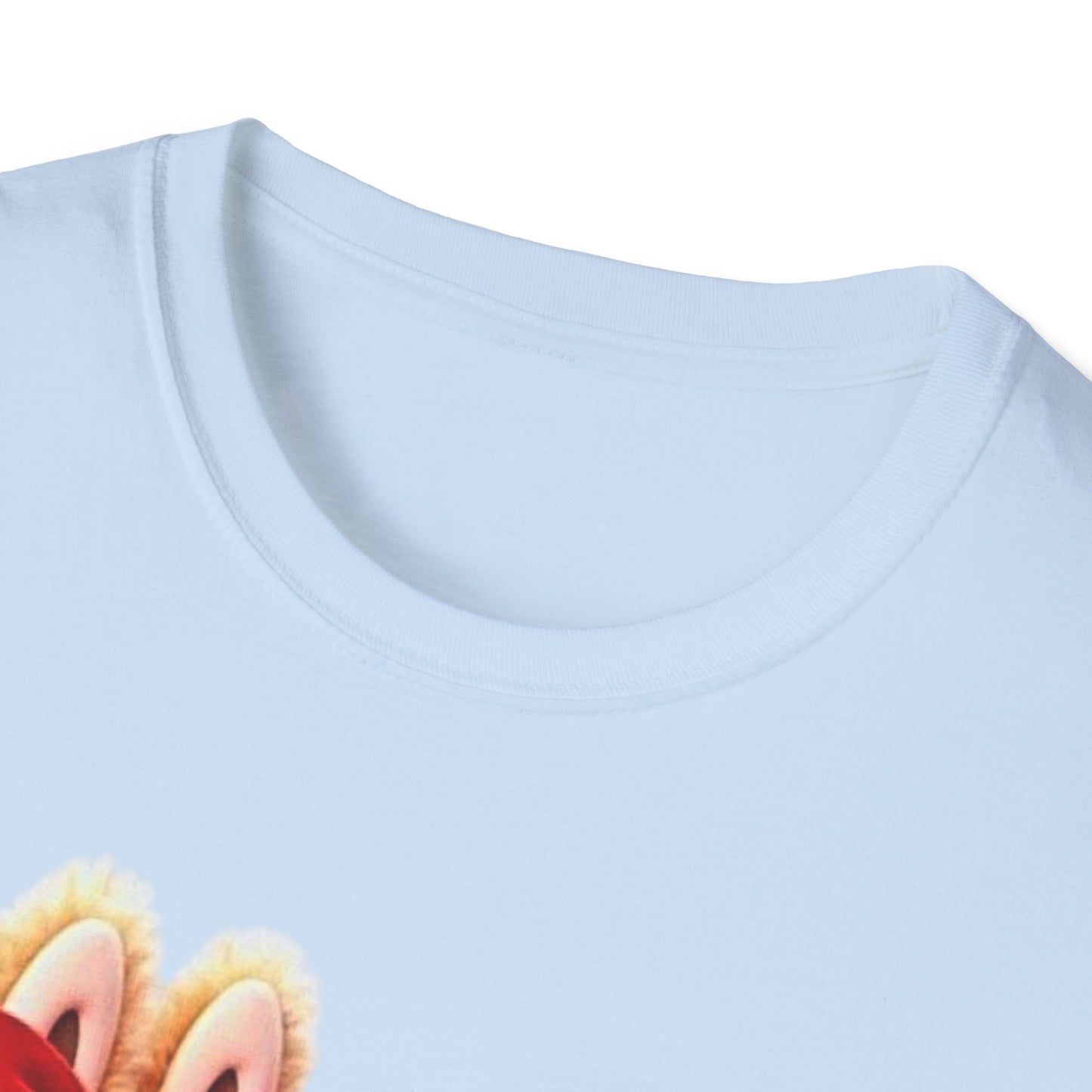 T-Shirt Unisex Labubu Softstyle  – Design Kawaii Coppia in Stile Minnie & Mickey.