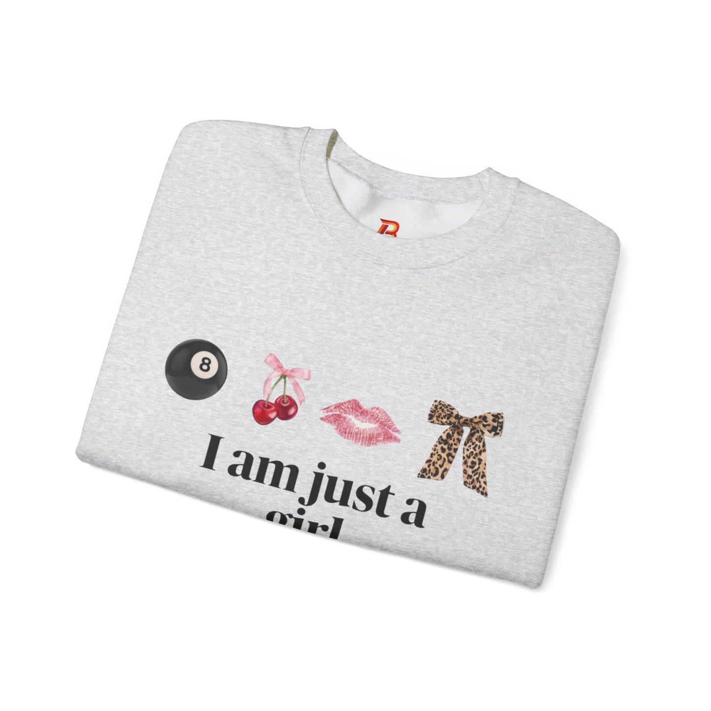 Felpa “I Am Just a Girl” – Stampa DTG di Alta Qualità | Moda Donna Trendy e Comoda.