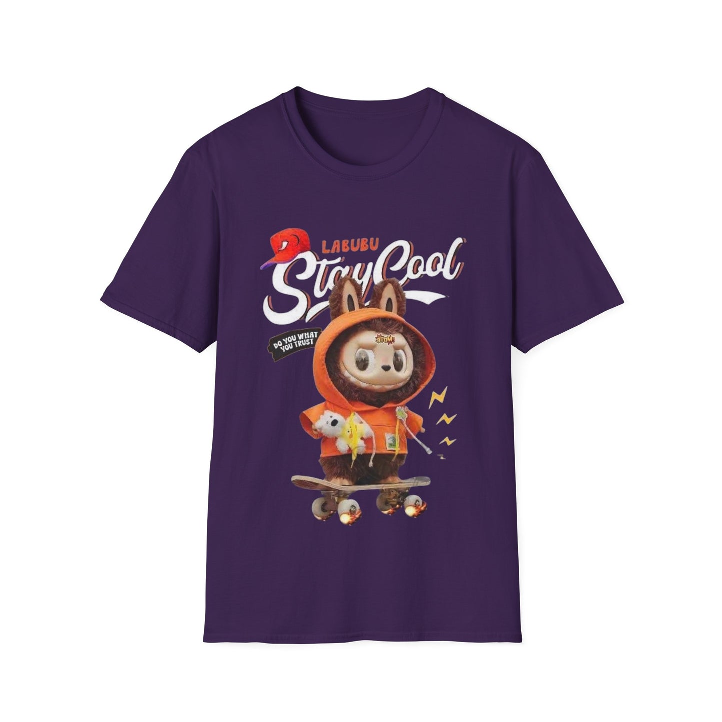 T-Shirt Unisex Labubu Softstyle – Design Streetwear Kawaii “Stay Cool”.