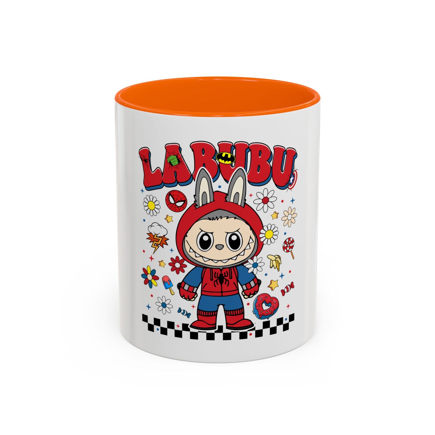 Tazza Labubu Pop Art | Tazza Colorata in Ceramica 315 ml – Collezione Personalizzabile.