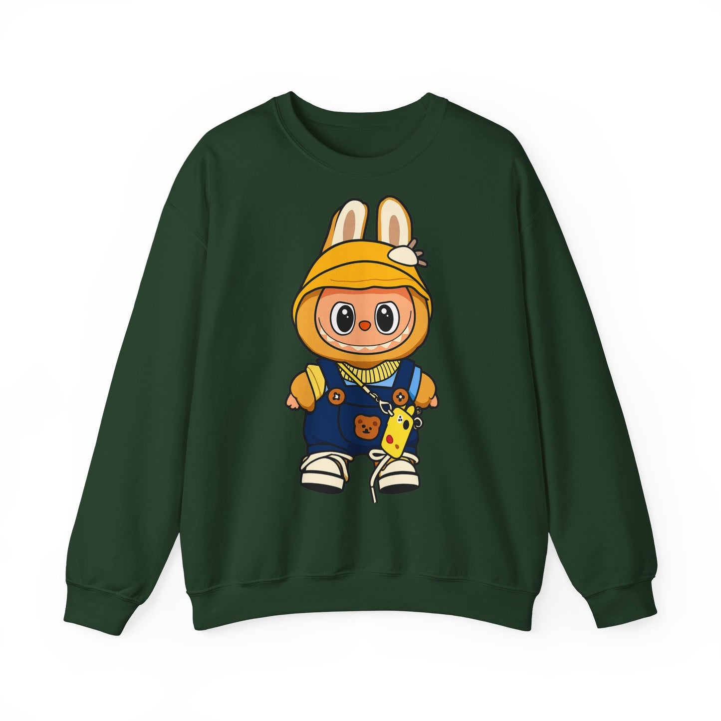 Felpa Unisex Labubu Hoodie Style – Sweatshirt - Streetwear Heavy Blend.
