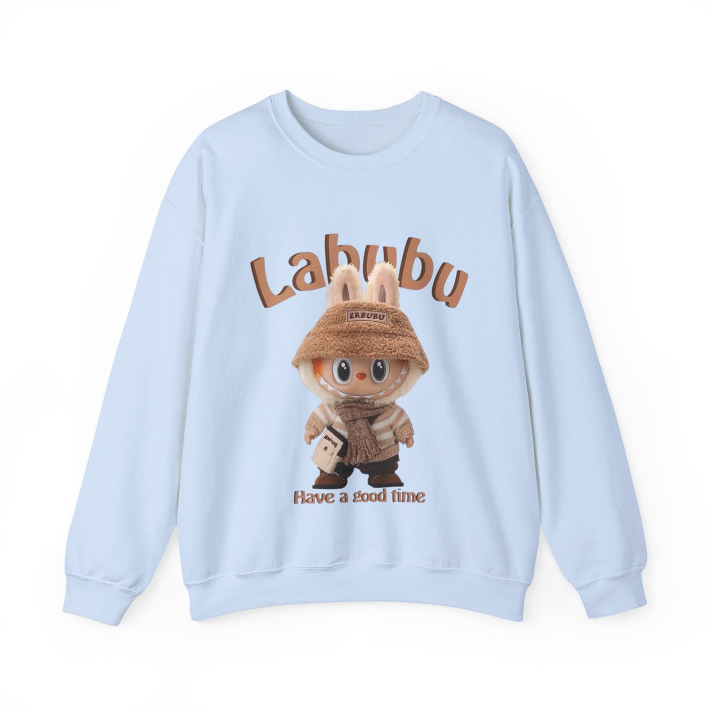 Felpa Unisex Labubu Have a Good Time – Streetwear Casual Heavy Blend.