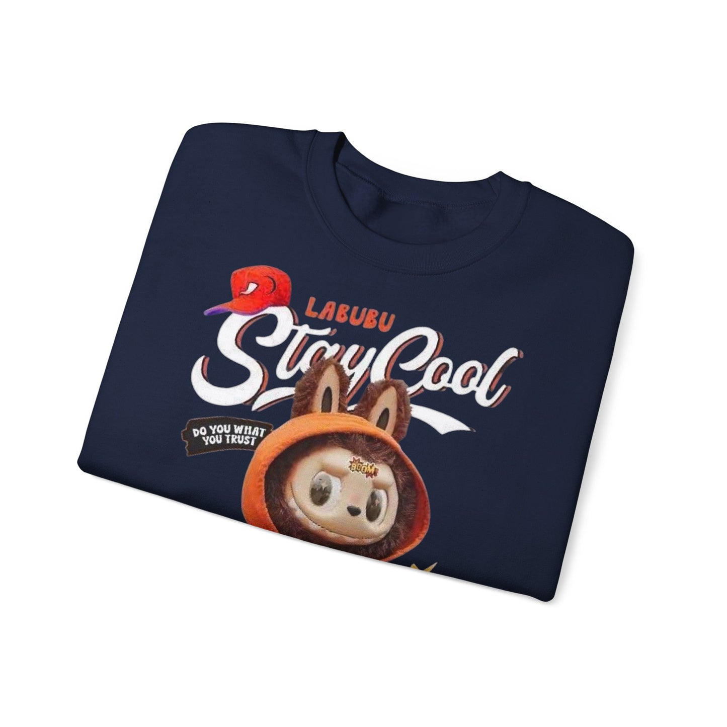 Felpa Unisex Labubu Stay Cool – Sweatshirt _ Streetwear Heavy Blend.