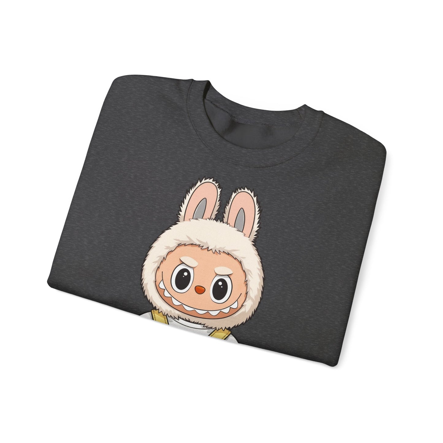Felpa Unisex Labubu Teddy Overalls – Sweatshirt - Streetwear Heavy Blend™.