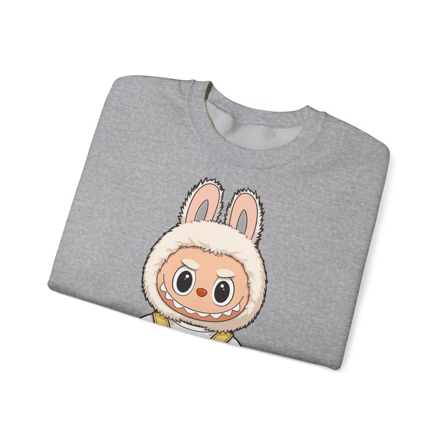 Felpa Unisex Labubu Teddy Overalls – Sweatshirt - Streetwear Heavy Blend™.
