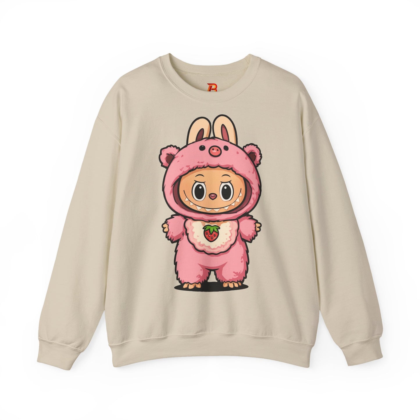 Felpa Unisex Labubu Rosa – Sweatshirt Streetwear Casual, Comfort e Stile Giocoso.