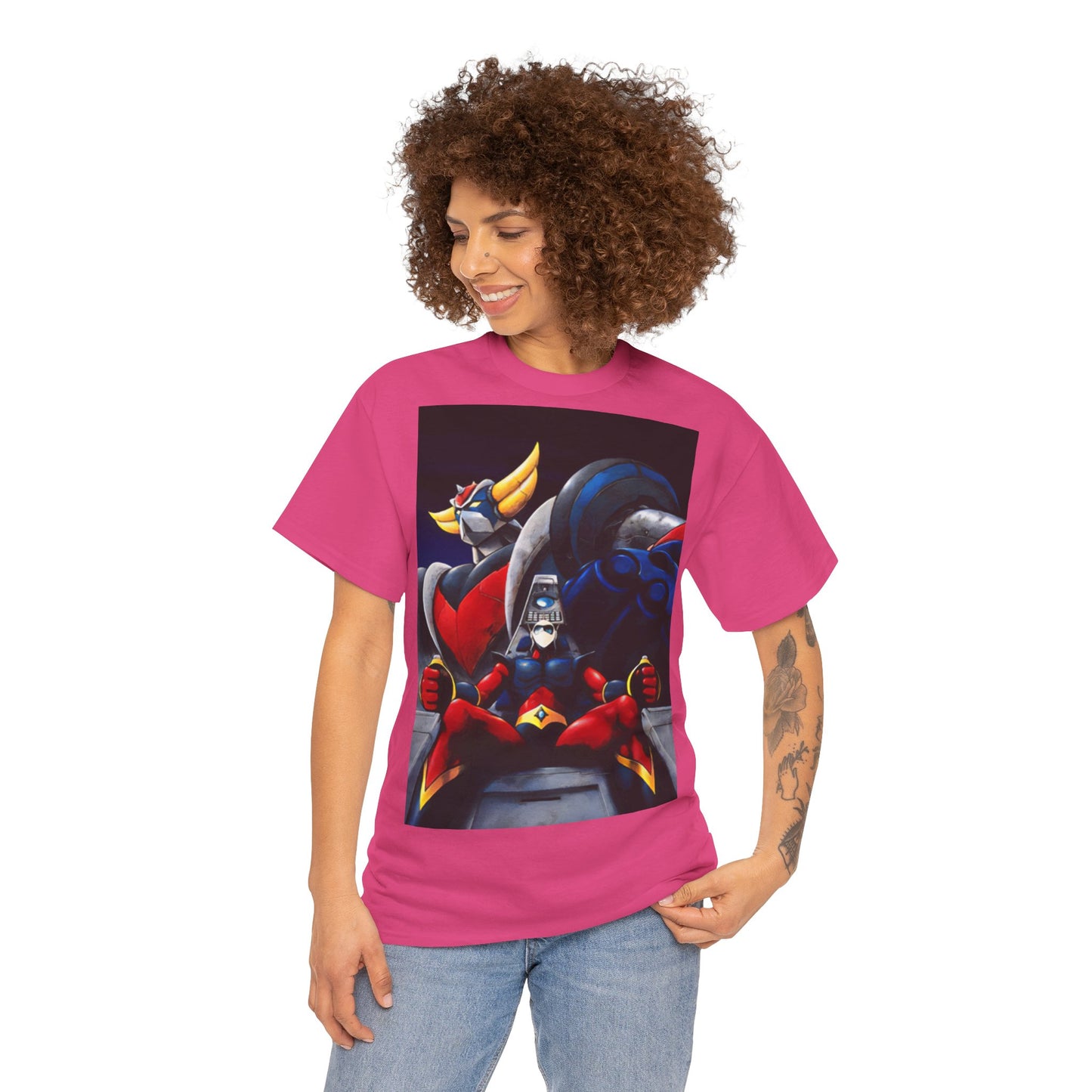 T-Shirt Goldrake UFO Robot e Actarus – Maglia in Cotone 100% Etico, Comfort e Stile Anni ’80