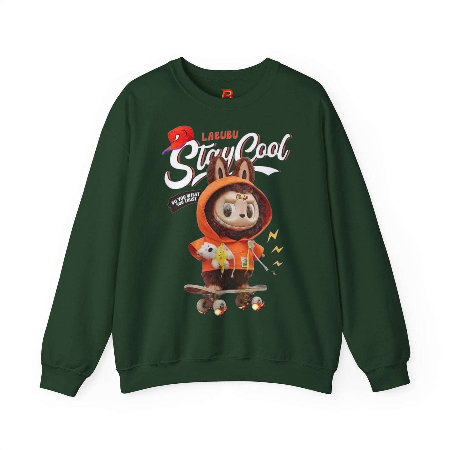 Felpa Unisex Labubu Stay Cool – Sweatshirt _ Streetwear Heavy Blend.