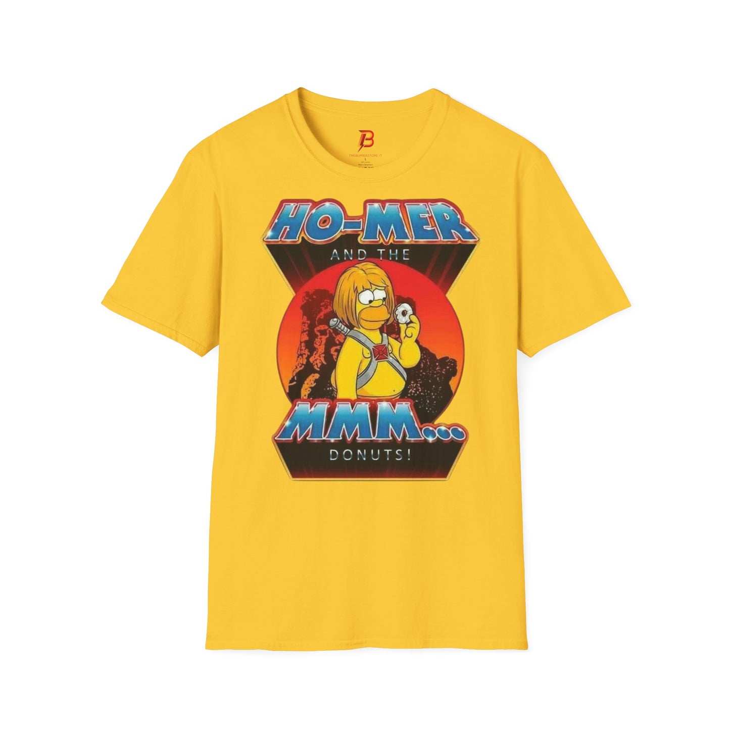 T-Shirt Unisex Homer Simpson He-Man – Maglietta Parodia Donut | Cultura Pop & Retro