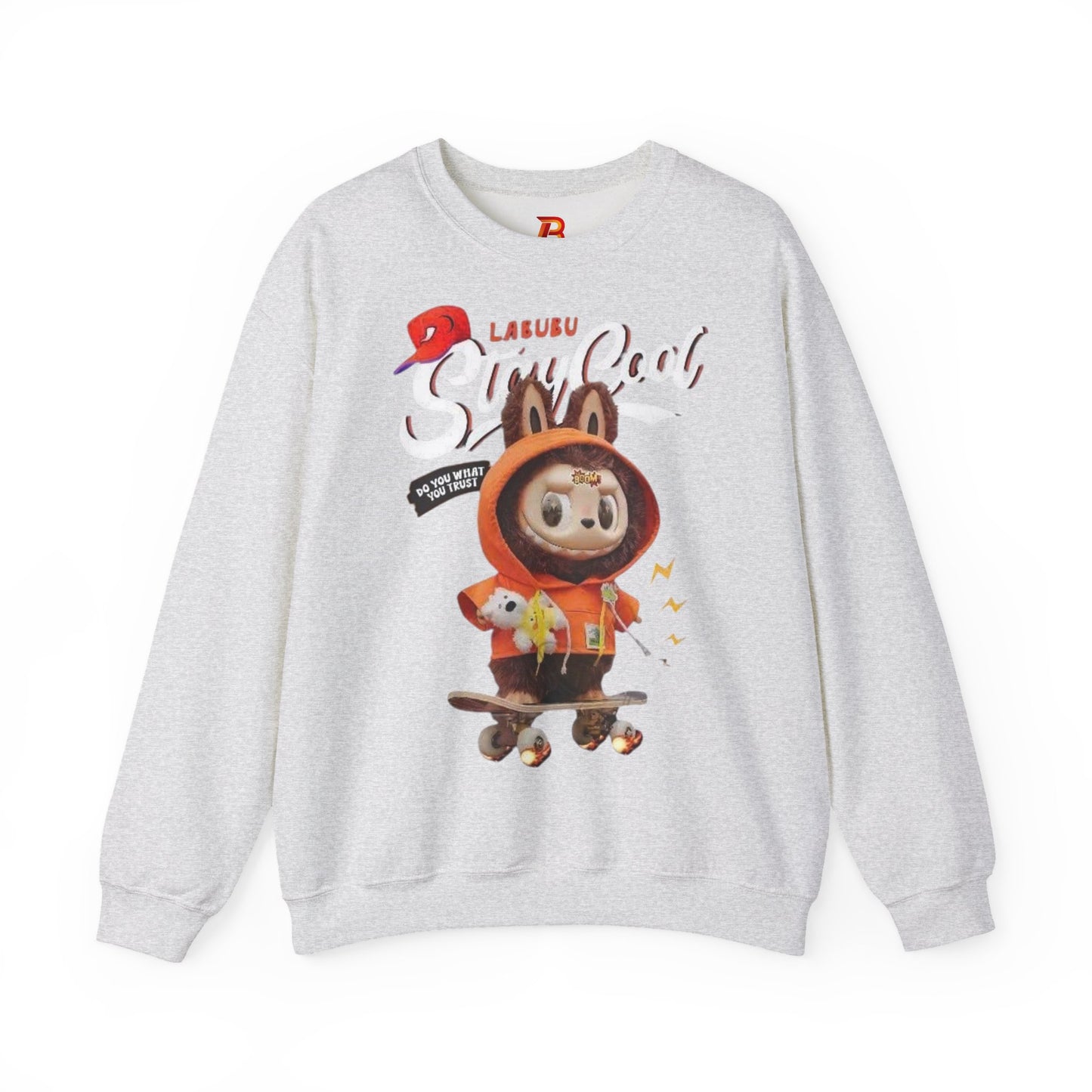 Felpa Unisex Labubu Stay Cool – Sweatshirt _ Streetwear Heavy Blend.