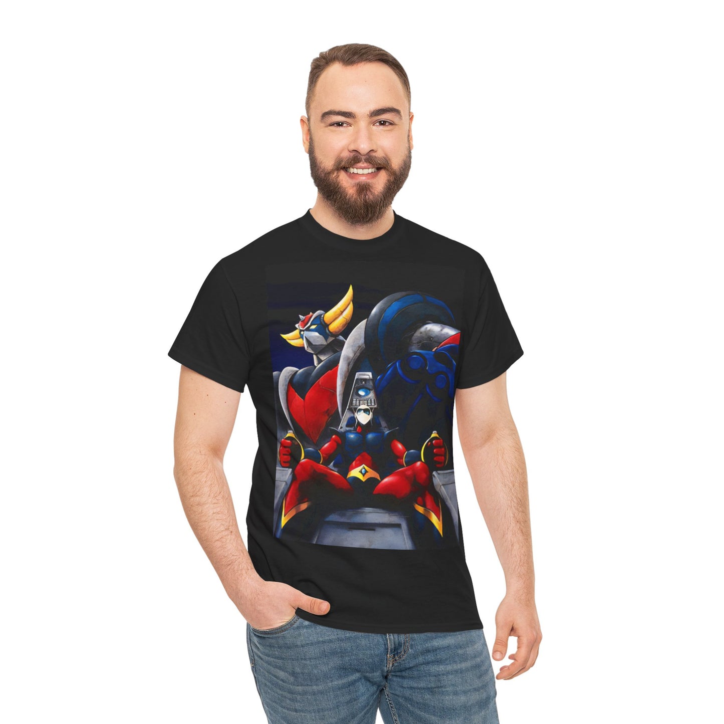 T-Shirt Goldrake UFO Robot e Actarus – Maglia in Cotone 100% Etico, Comfort e Stile Anni ’80
